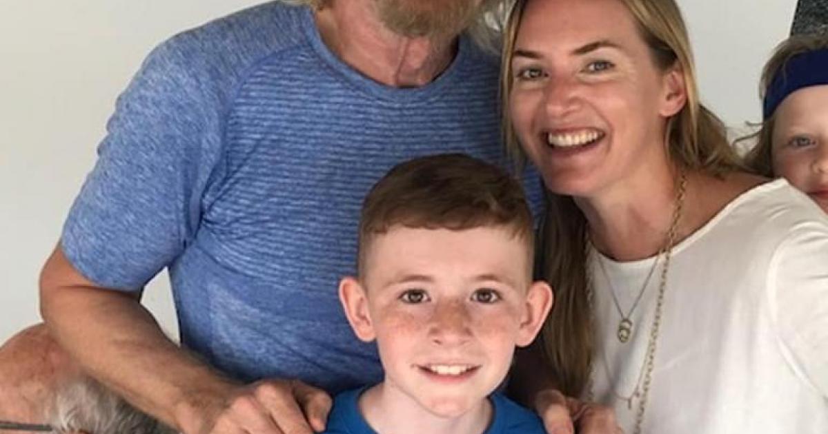 Richard Branson and Kate Winslet La tierna historia de Richard Branson, la actriz Kate Winslet y un niño enfermo en Menorca
