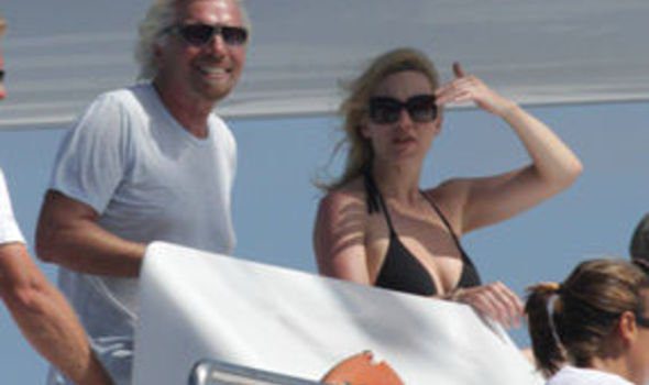 Richard Branson and Kate Winslet Kate Winslet rescues Branson's mum as 20 flee inferno | Celebrity News | Showbiz & TV | Express.co.uk